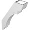 Ekena Millwork 3 1/2-in. W x 12-in. D x 20-in. H Olympic Architectural Grade PVC Knee Brace BRCP035X12X20OLY - alternate 4